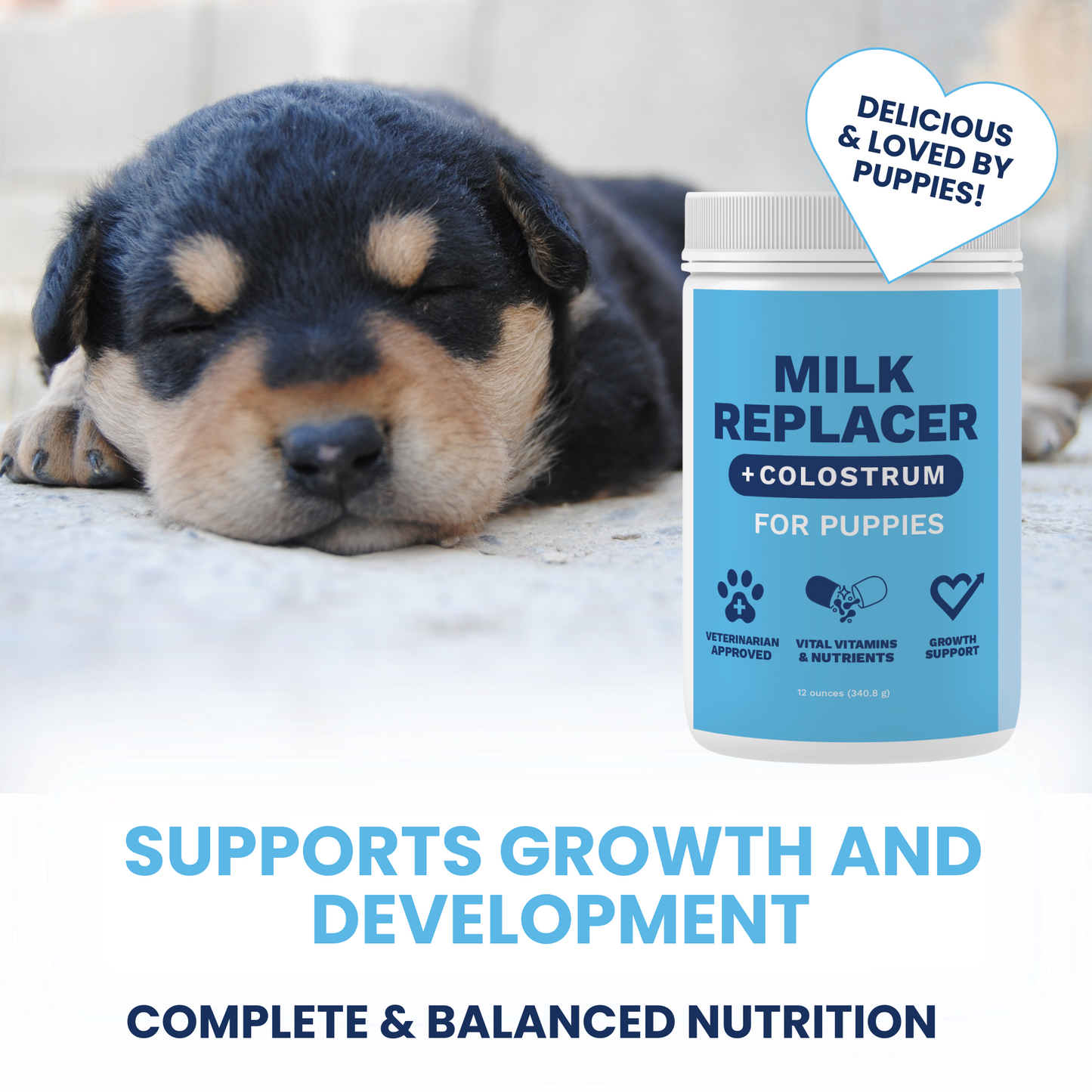 Milk Replacer for Puppies + Colostrum