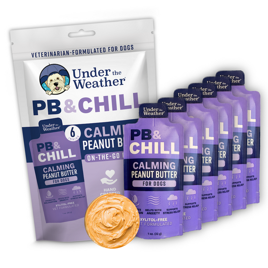 PB&CHILL® Calming Peanut Butter For Dogs - 6 Packets