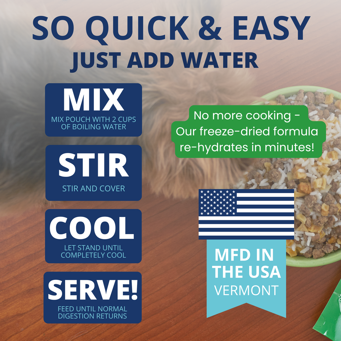 Hamburger, Rice, & Sweet Potato Bland Diet For Dogs - 6 pack