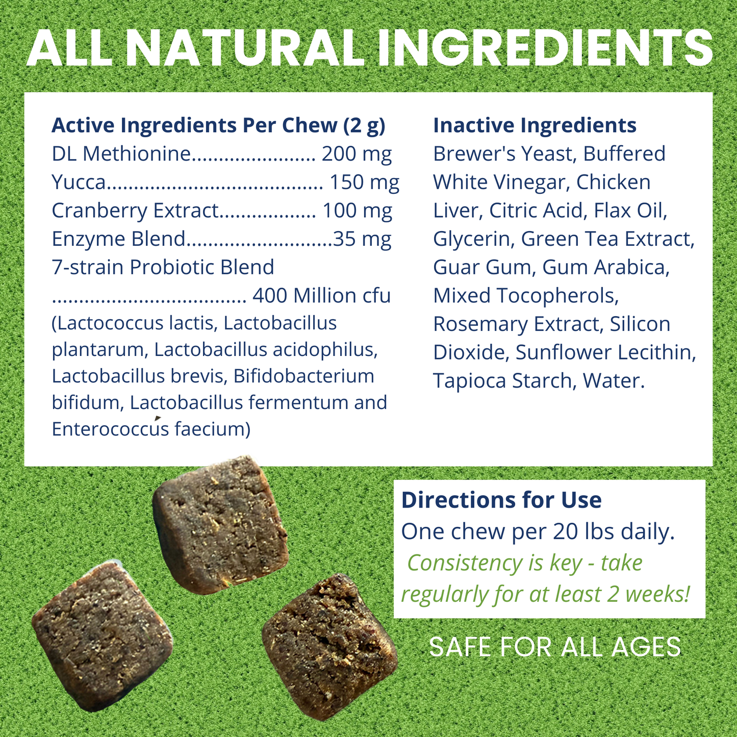 Nice Grass - Urine Neutralizer Chews For Dogs