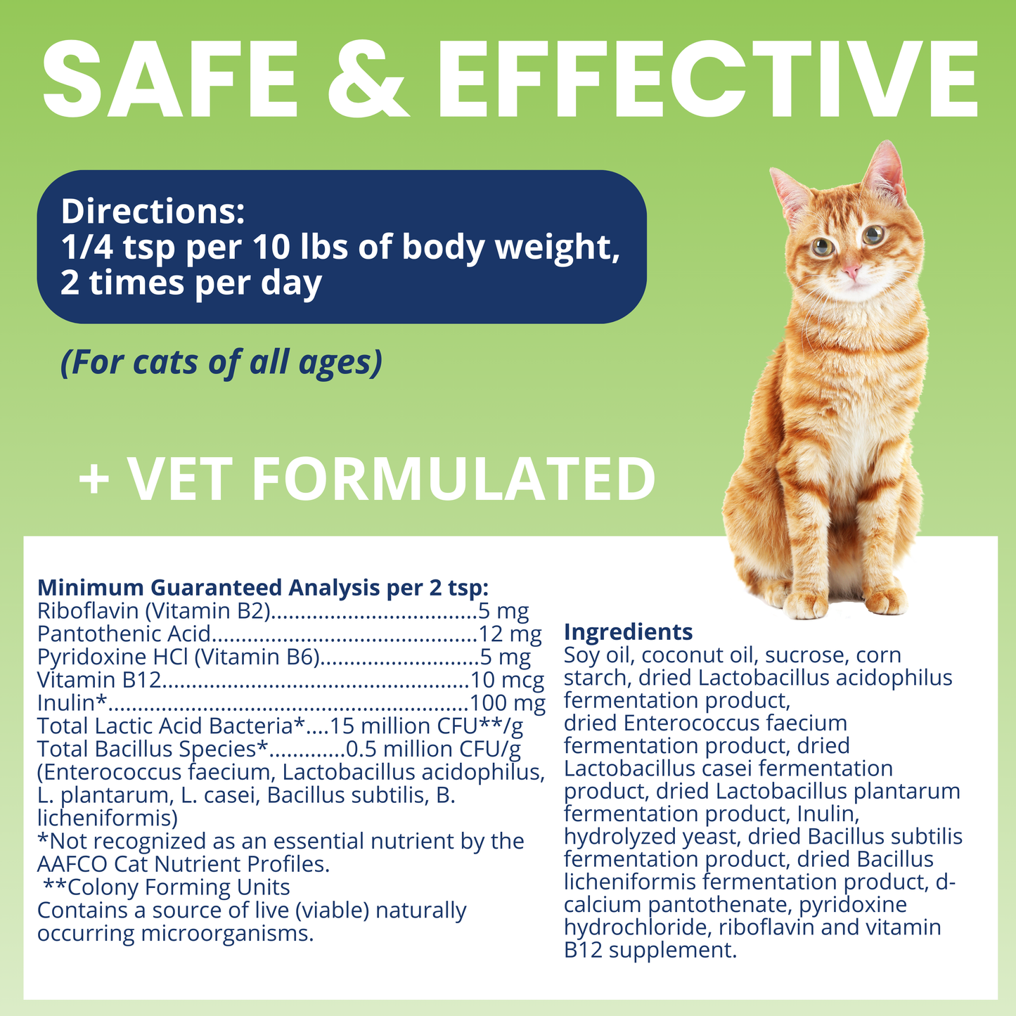 Ready Balance Probiotic Squeezable Gel For Cats