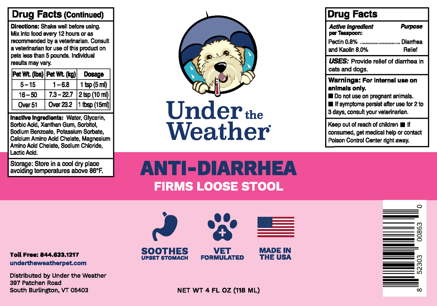 Probiotic Soft Chews & Anti-Diarrhea For Dogs