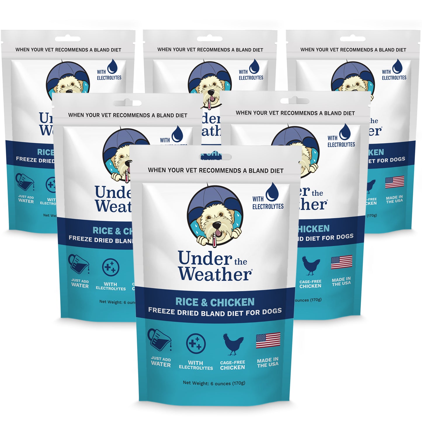 Chicken & Rice Bland Diet For Dogs - 6 pack