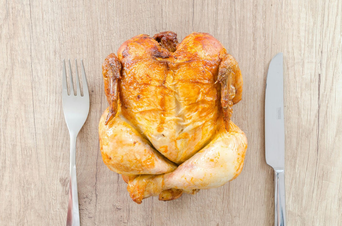 Roast Chicken Between a Fork and Knife