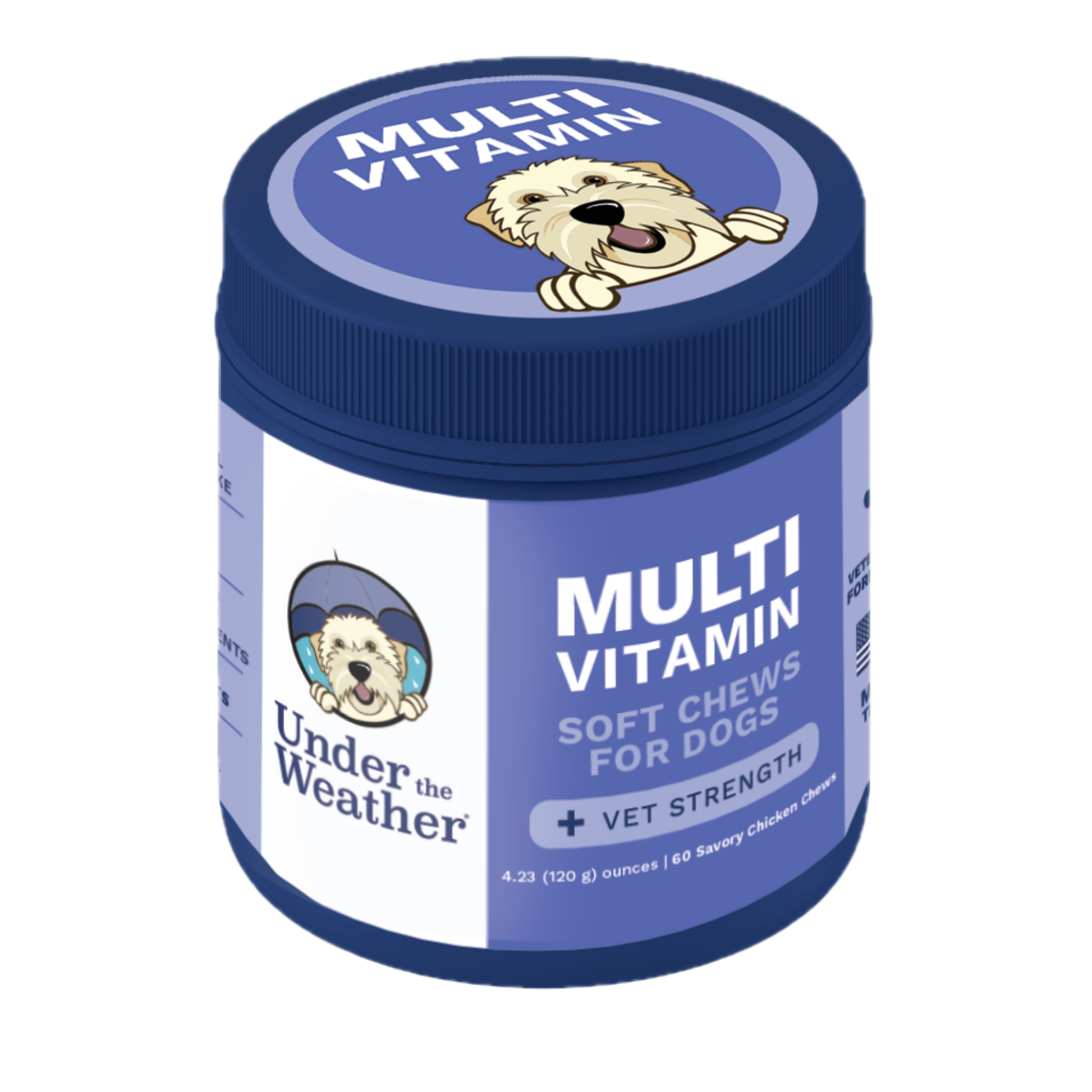 Under the Weather Pet Multivitamin Daily Support Supplement For Dogs