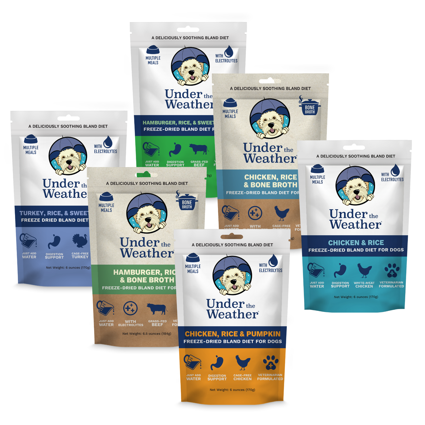 6 Flavor Bland Diet Pack