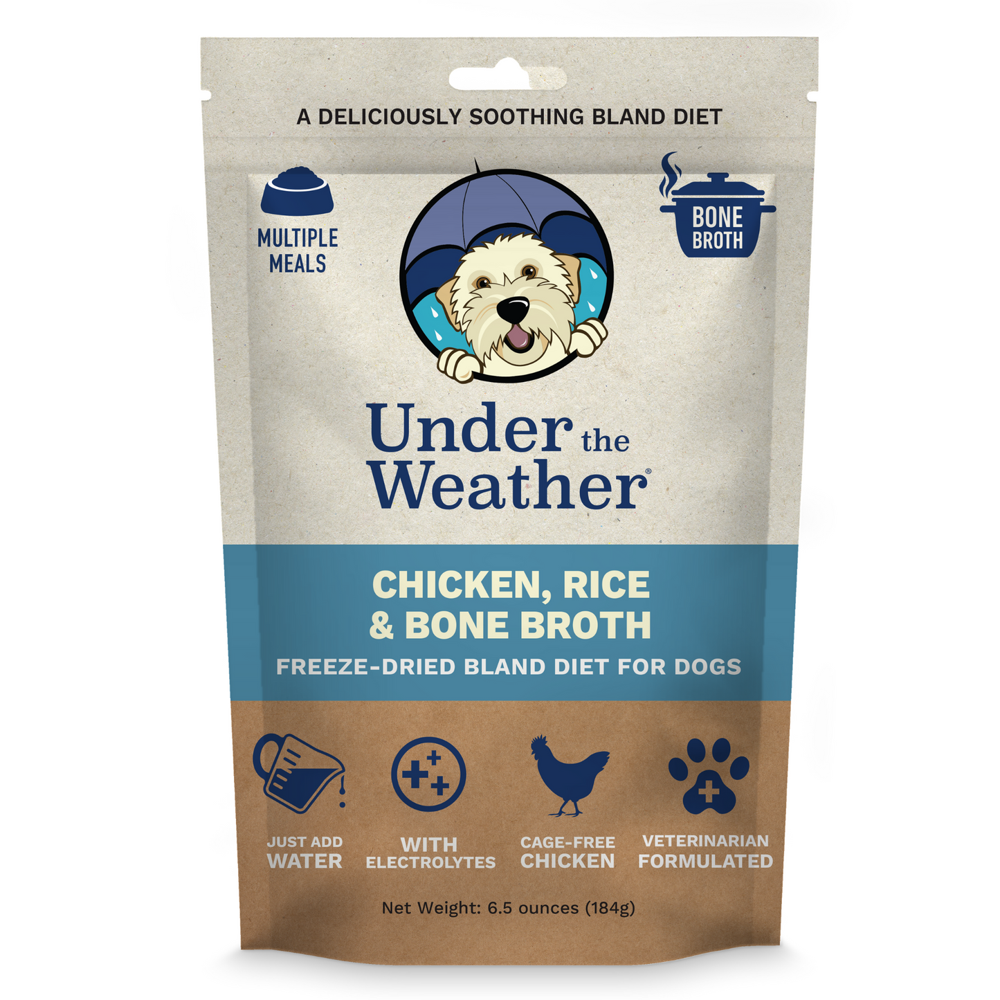 Chicken, Rice, & Bone Broth Bland Diet For Dogs