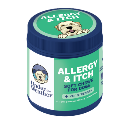 Under the Weather Pet Allergy and Itch Immune Support Chews Supplement for Dogs