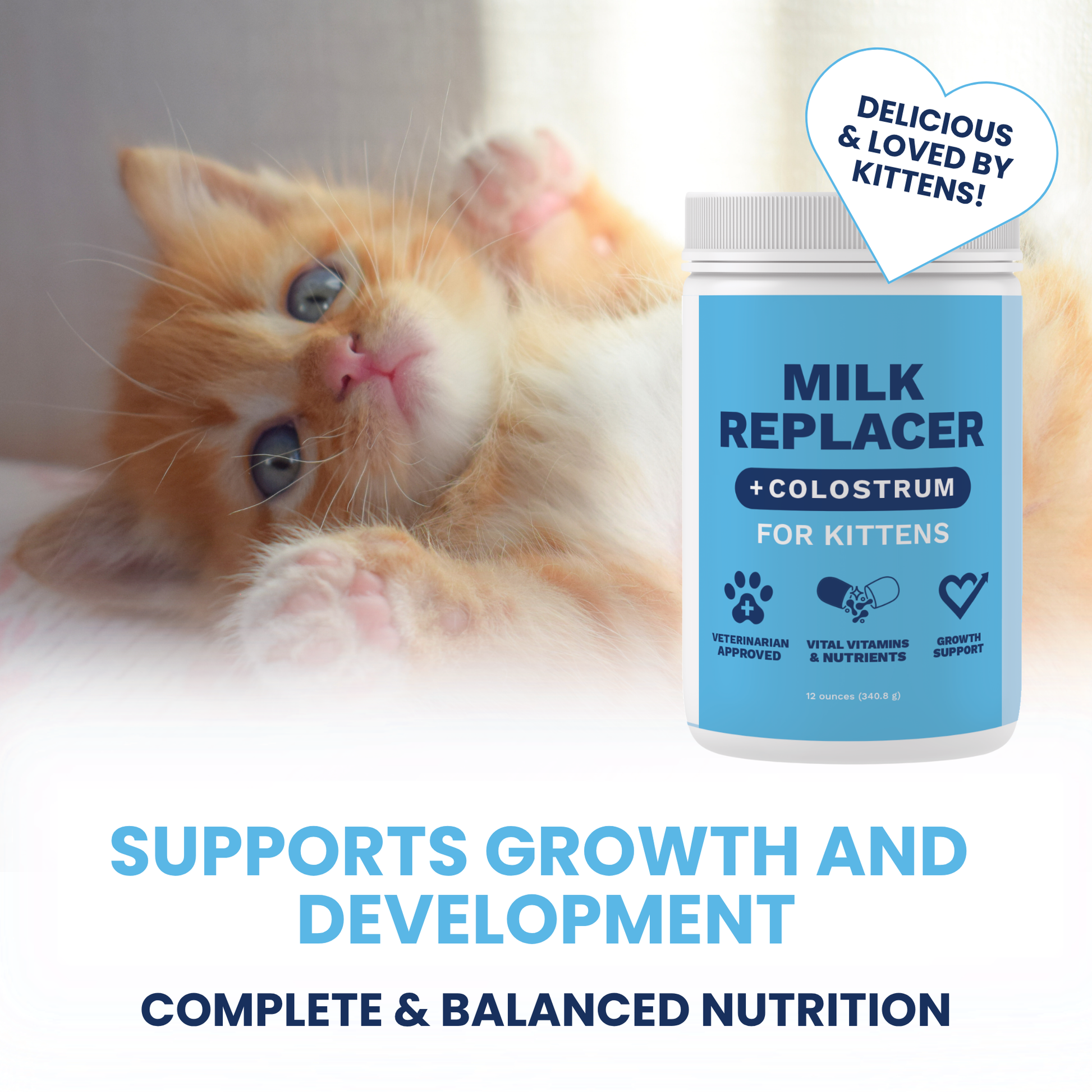 Milk Replacer for Kittens Colostrum – Under the Weather