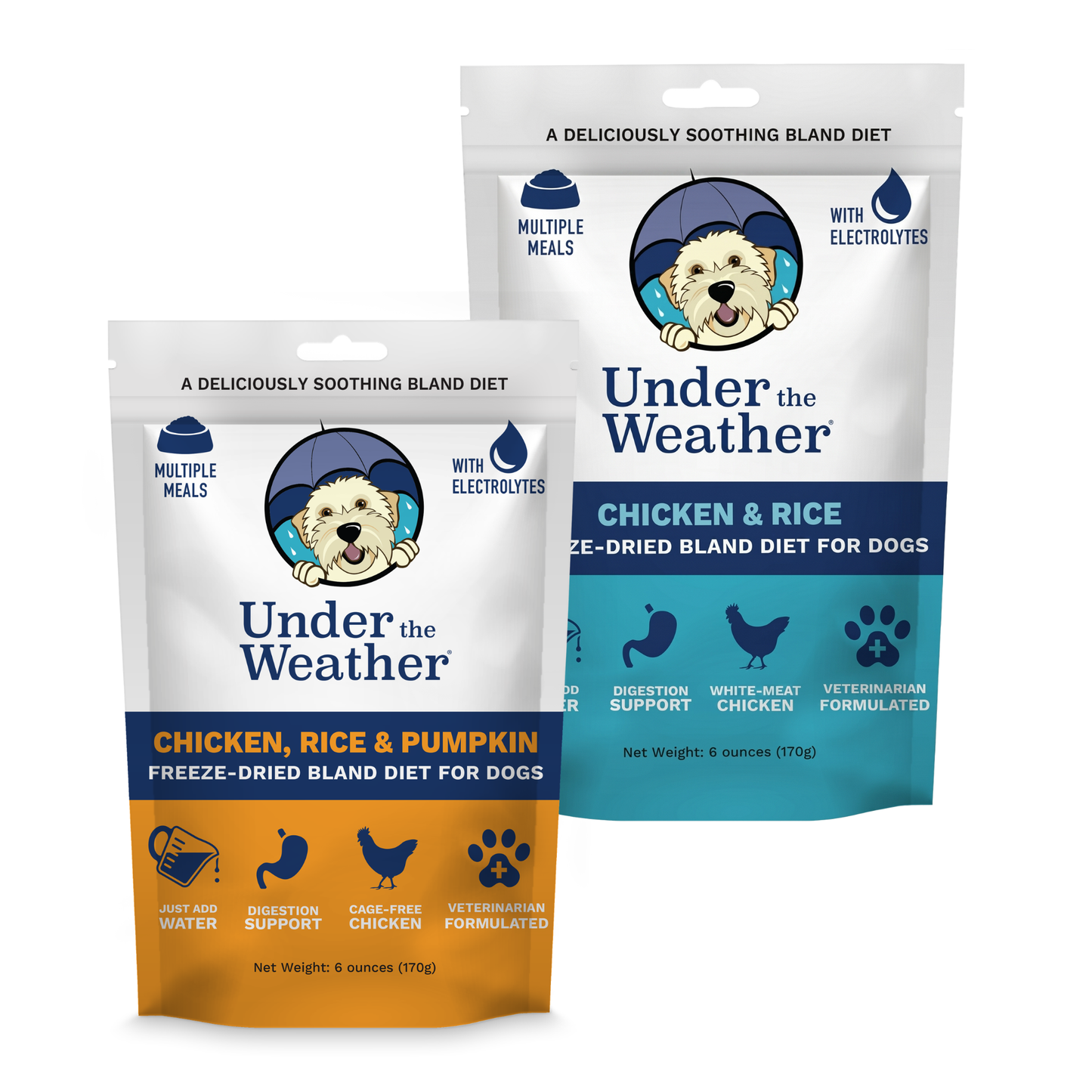 Chicken & Rice and Chicken, Rice & Pumpkin - 2 Pack