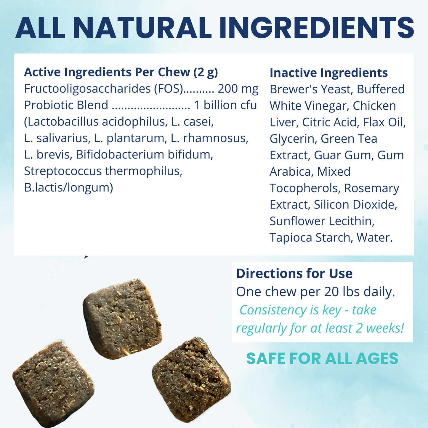 Probiotic Chews for Dogs