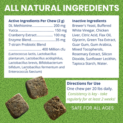 Nice Grass - Urine Neutralizer Chews For Dogs