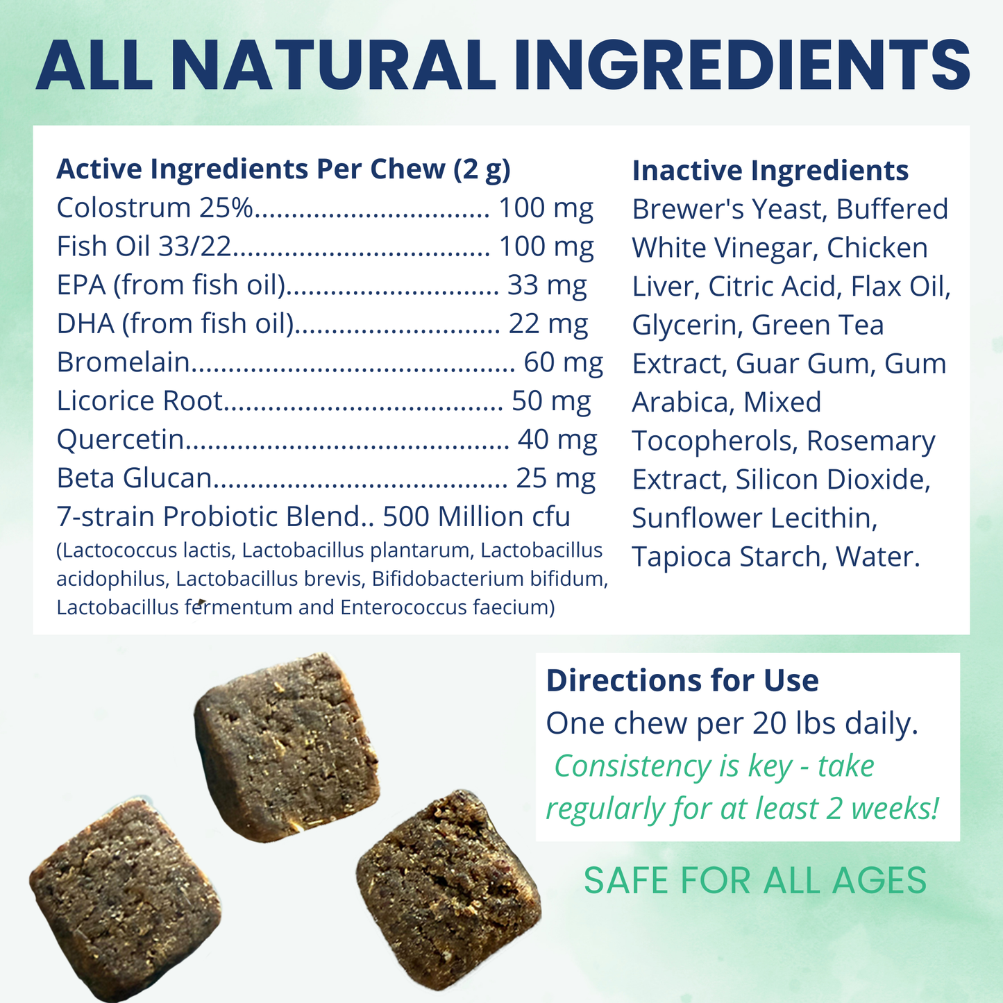 Allergy and Itch Immune Support Chews for Dogs
