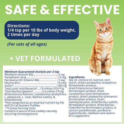Ready Balance Probiotic Squeezable Gel For Cats