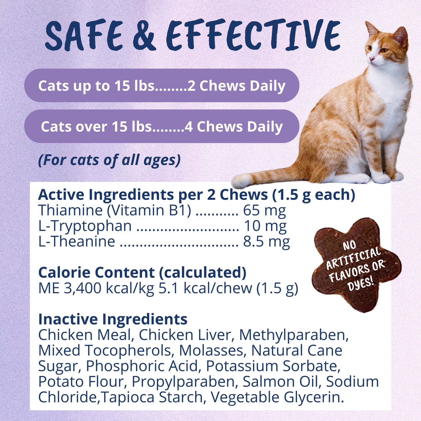 Calming Soft Chews for Cats