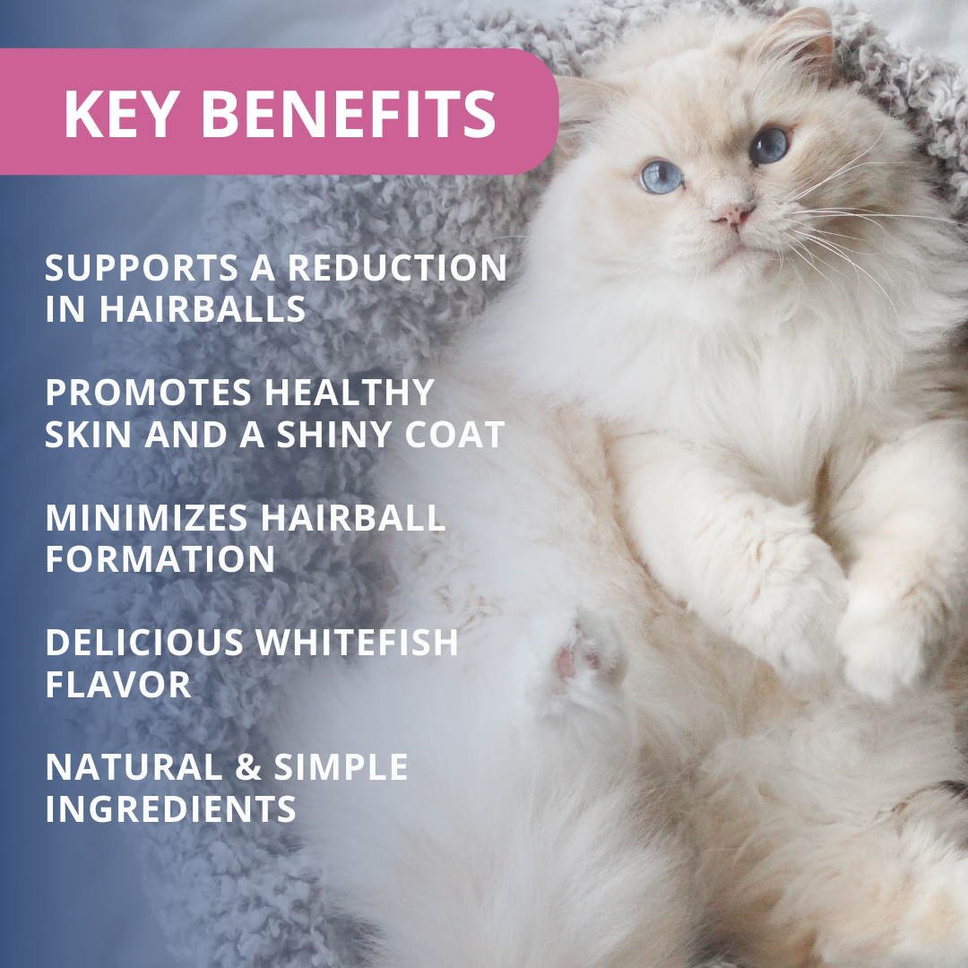 Hairball Support Soft Chews For Cats - 6 pack