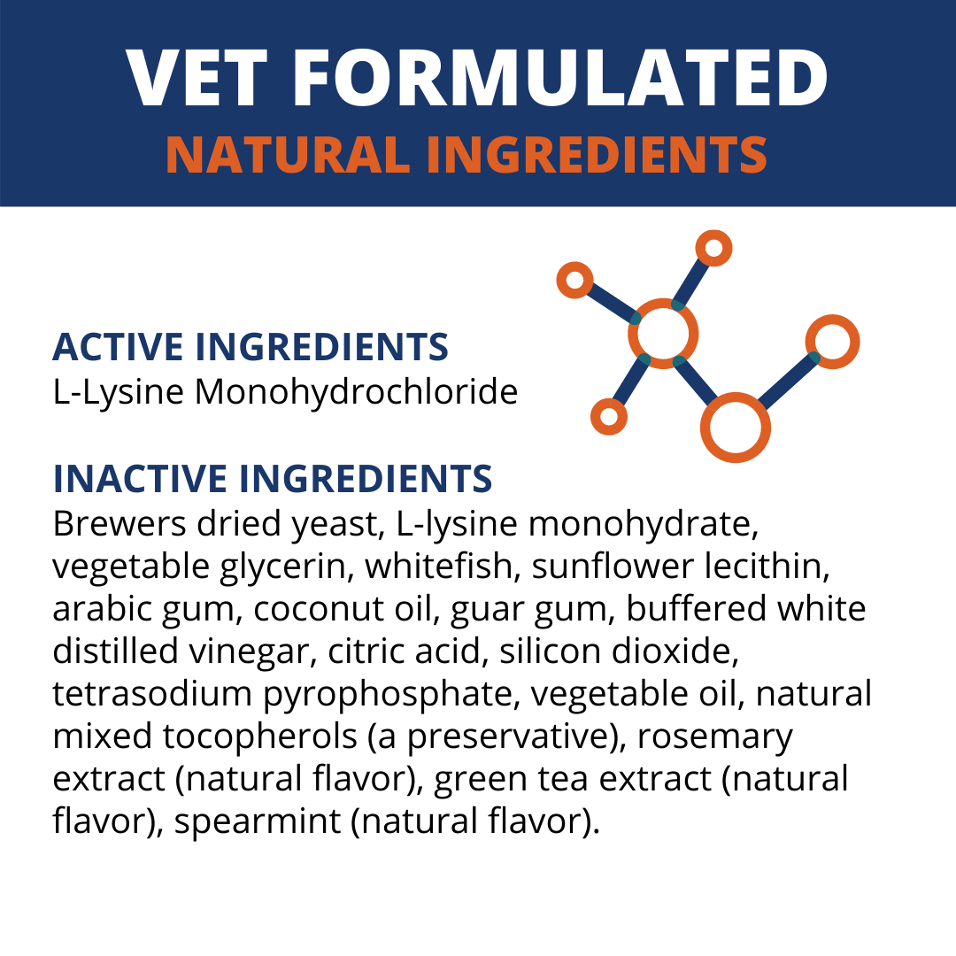 L-Lysine Soft Chews For Cats