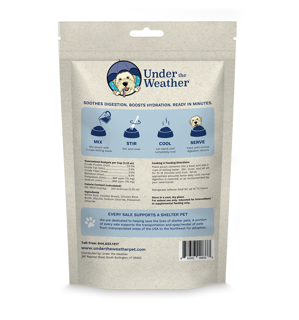 Chicken, Rice, & Bone Broth Bland Diet For Dogs - 6 pack