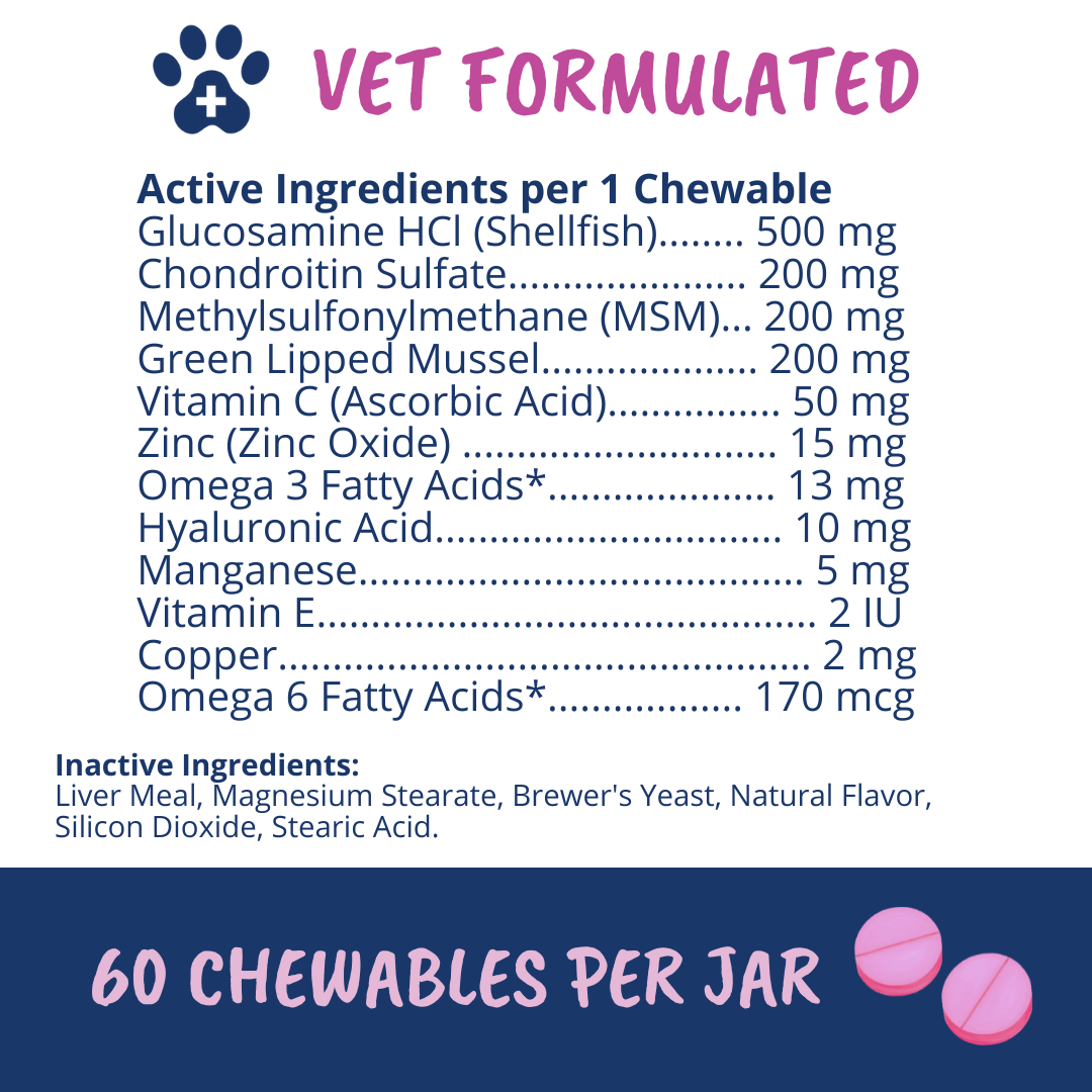 Joint Support Chewable Tablets For Dogs