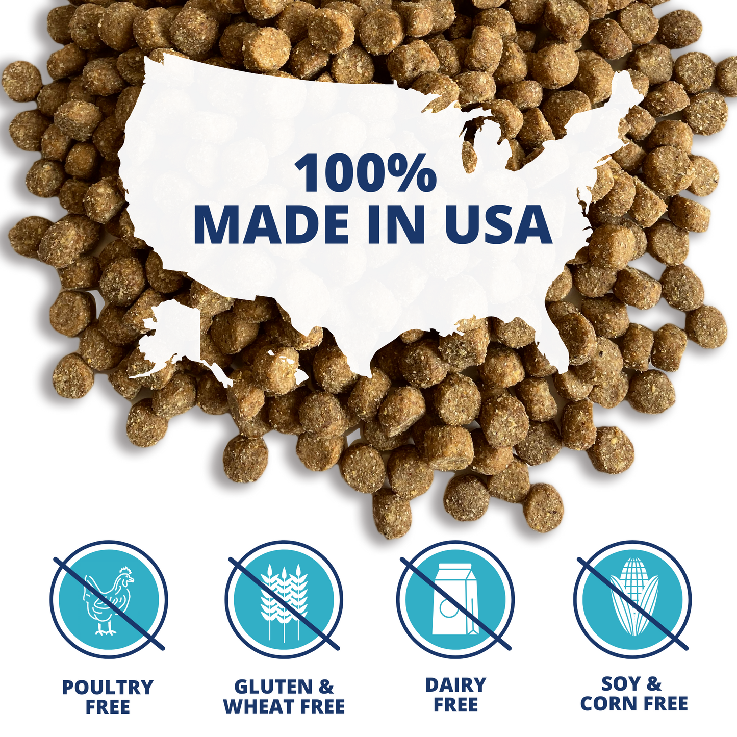 Probiotic & Bone Broth Coated Kibble For Dogs