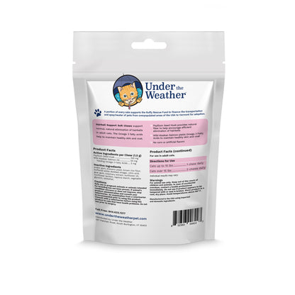 Hairball Support Soft Chews For Cats