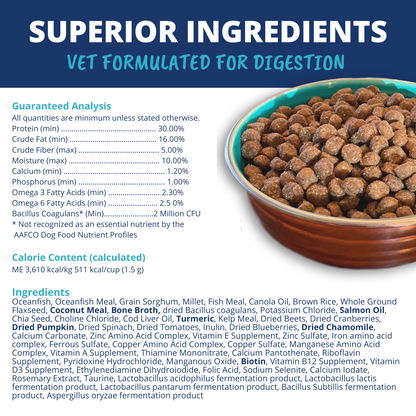 Probiotic & Bone Broth Coated Kibble For Dogs