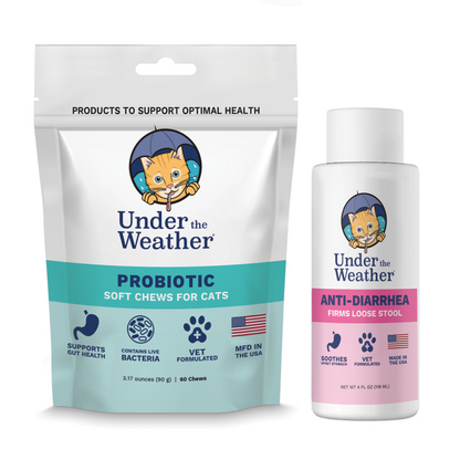 Probiotic Soft Chews & Anti-Diarrhea Bundle For Cats