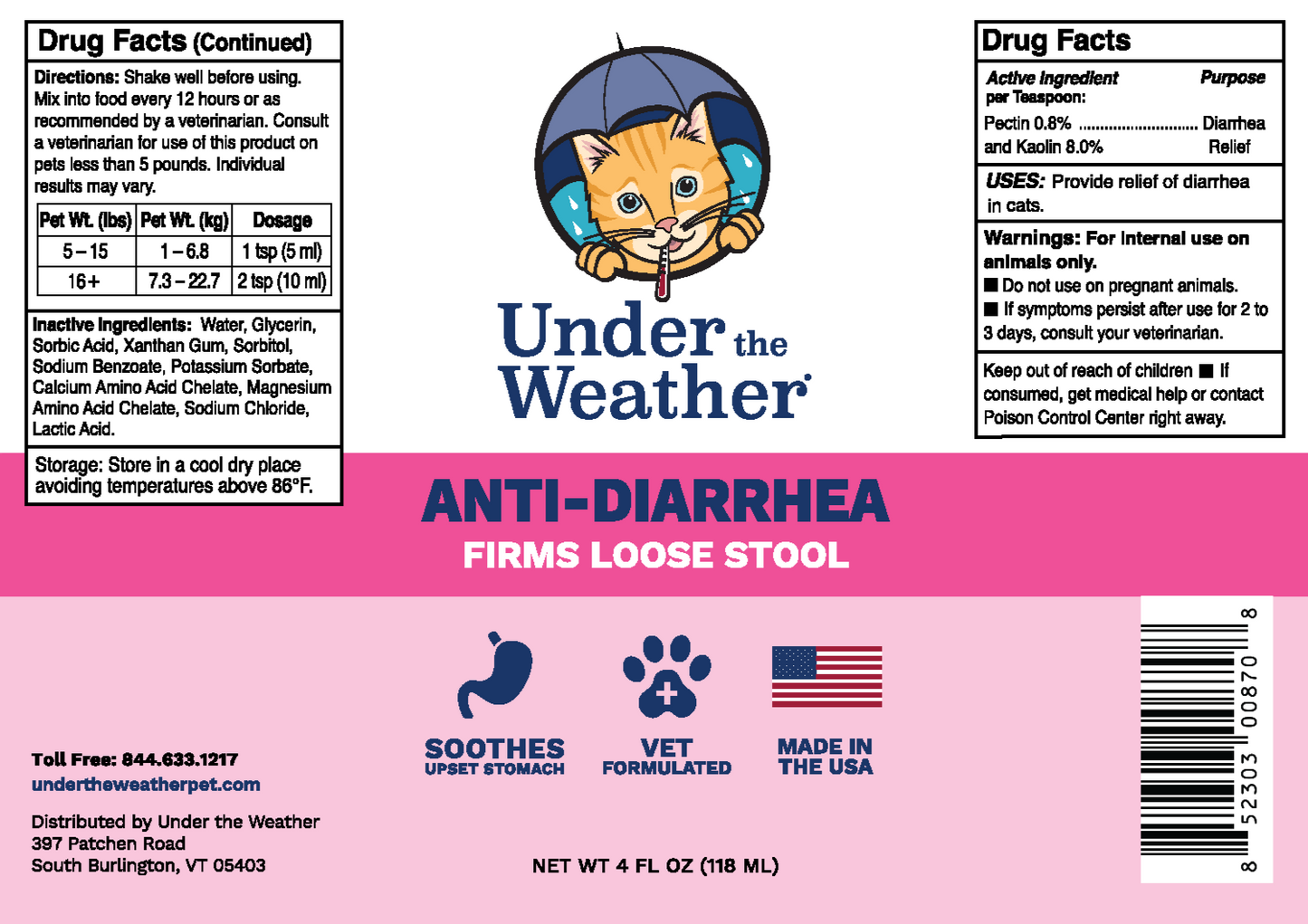 Probiotic Soft Chews & Anti-Diarrhea Bundle For Cats