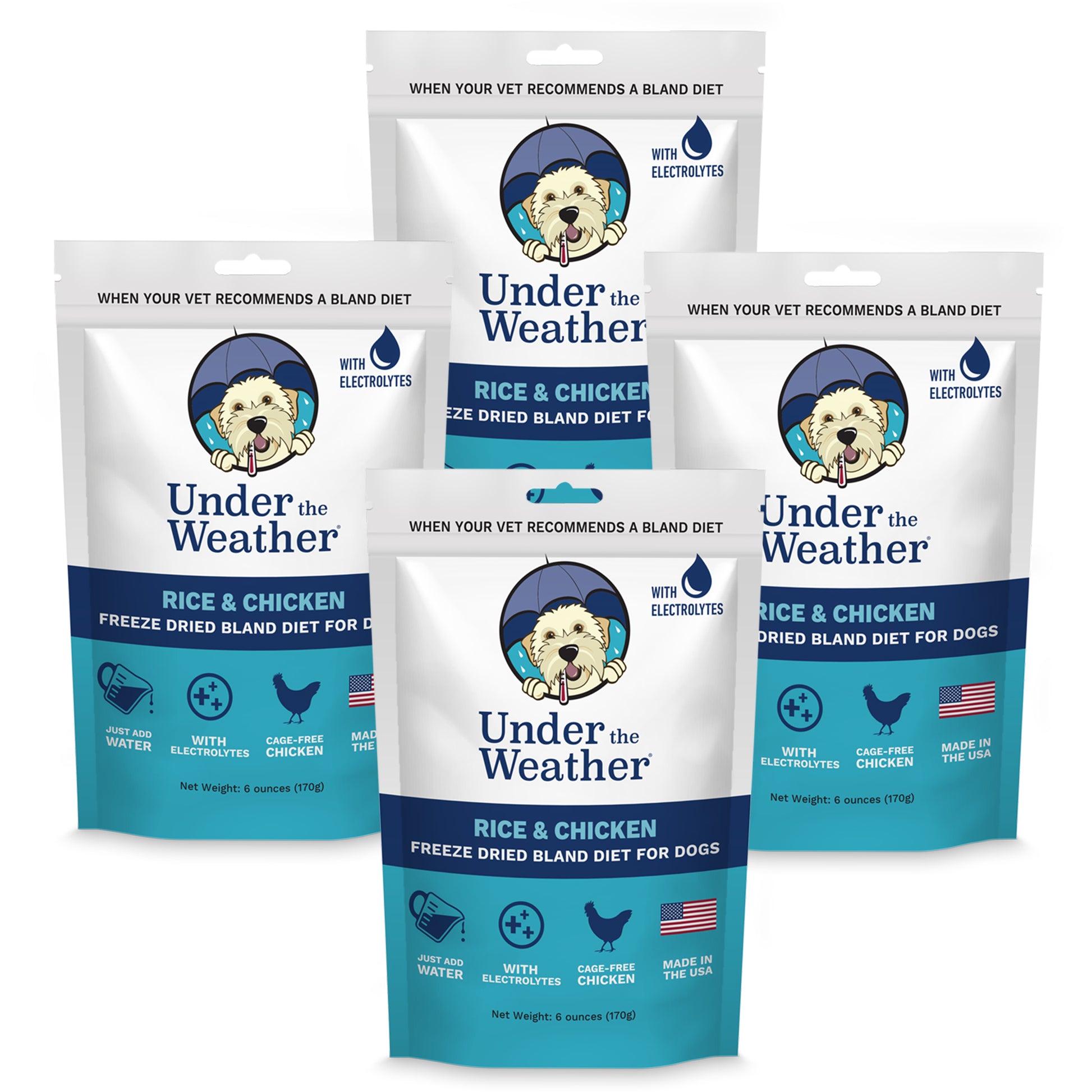 Under the Weather Pet Chicken & Rice Bland Diet Freeze-Dried Dog Food