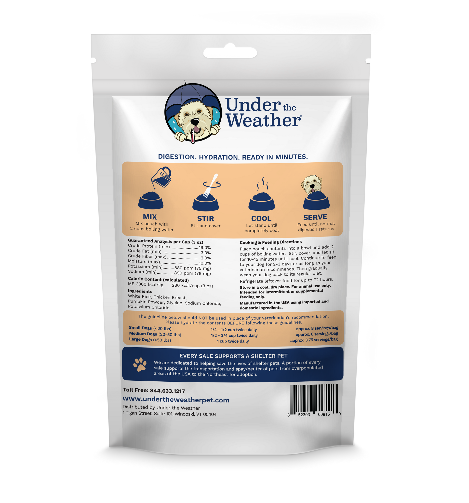 Pumpkin Patch Pack - Bland Diet For Dogs