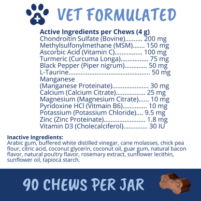 Disc and Spine Chews For Dogs